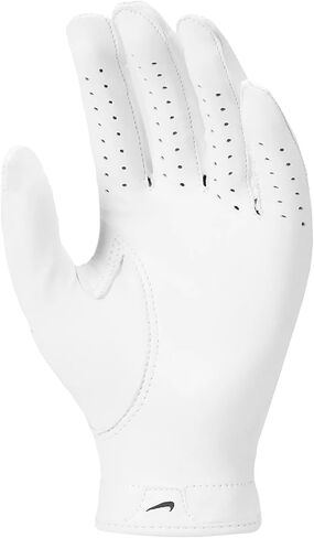 قفاز جولف لليد اليسرى من Nike للسيدات Tour Classic IV باللون الأبيض | أبيض | أسود متوسط in Kuwait