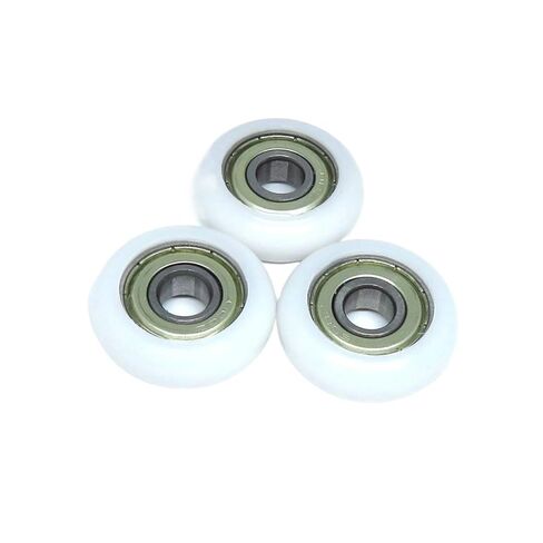 4 Pieces Outer Diameter 30mm Rowing Machine Rollers 8x30x10mm BSR60830-10 POM Wheels Plastic Coated Bearing in Saudi Arabia