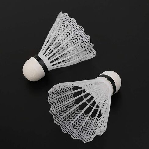 12Pcs White Badminton Shuttlecocks Indoor Outdoor Gym Sports Accessories in Kuwait