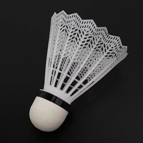 12Pcs White Badminton Shuttlecocks Indoor Outdoor Gym Sports Accessories in Kuwait