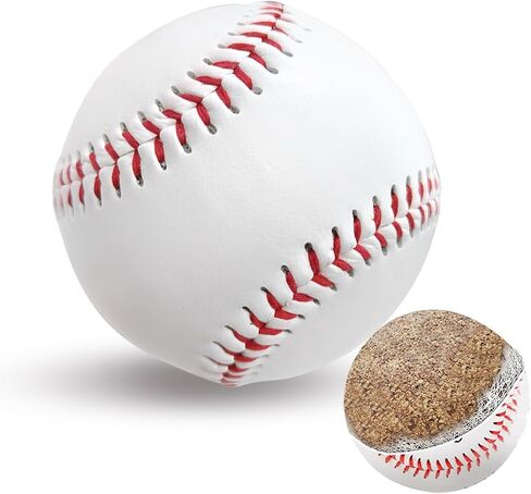 Unmarked Adult Baseballs, Blank Standard Practice Baseball Size 9 Inch, Youth Baseballs Game Tball Balls for High School League Training, Pitching, Throwing and Autograph (2Pack, 4 Pack, 12 Pack) in Kuwait