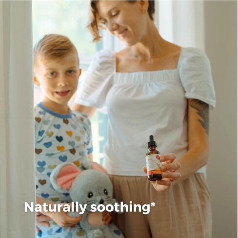 SPRIGS Kids Ear Cheer Tincture to Support Healthy Ears, 2 Fl Oz | Gentle Soothing Formula with Garlic Oil & Organic Mullein to Support Comfort | Easy to Use & Convenient Dropper for Children in Kuwait