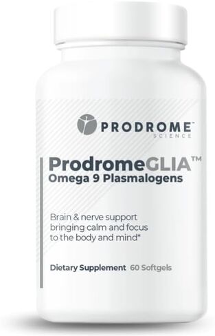 مكمل ProdromeGlia™ White Matter Plasmalogen Omega-9 لصحة الدماغ والخلوية | يدعم التركيب الهيكلي لأغشية المايلين والجهاز العصبي | 60 كبسولة هلامية in Saudi Arabia