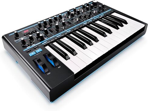 Novation Bass Station II Analogue Monosynth – includes 64 factory patches, pattern-based step sequencer and arpeggiator, two oscillators plus an additional sub oscillator Black in Kuwait