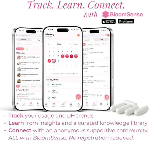 تحاميل حمض البوريك المهبلية للنساء من أرض الطبيعة، 600 ملجم - عدد 60 - صنع في الولايات المتحدة الأمريكية - رعاية أنثوية لتوازن درجة الحموضة والتحكم في الرائحة - دعم الصحة الحميمة - مع تطبيق بلوم سينس in Kuwait