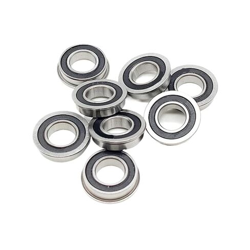 10 قطعة F6800RS 10X19X5mm غطاء مطاطي مزدوج شفة كروي محمل أخدود عميق in Kuwait