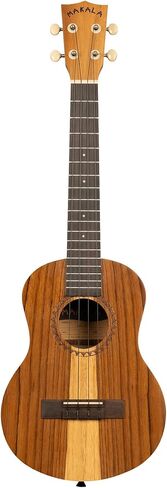 Kala Makala Indonesian Acacia Tenor Ukulele - Unique Wooden Design with Aquila Eco-Friendly Strings, Durable Construction, Dual Color in Kuwait