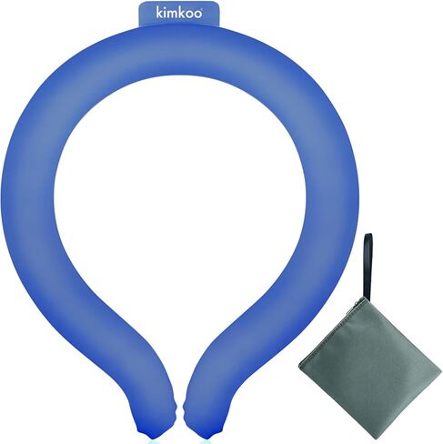 Neck CoolingTube with Insulated Bag, Reusable Frozen Neck CoolingProducts for HotWeather (1, Blue) in Saudi Arabia