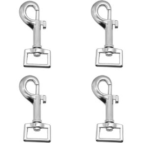 4 Pack Swivel Bolt Snap Hooks Dog Leash Hooks Dog Clips Trigger Snaps for Heavy Duty Pet Leashes & Collar, Flag Clasp, Single Ended Clip, Key Chain Clasp, Pet Buckle, DIY Project in Kuwait