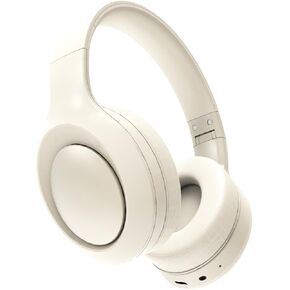 Beige Noise Cancelling Headphones Wireless,Bluetooth Headphones Over Ear, Wireless Headsets with Mic,60H Playtime,Deep Bass Memory Foam Ear Cups,Lightweight for Travel,Home,Gym in Kuwait