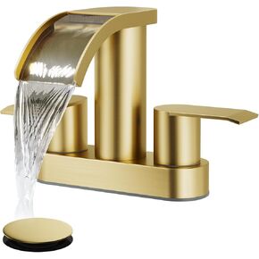 gotonovo 4 بوصة في المنتصف شلال الحمام بالوعة الحنفية سطح جبل 2 التعامل مع الحنفيات حوض 2 أو 3 حفرة مع يطفو على السطح استنزاف وشملت مرحاض الحديثة خلاط صنبور الغرور صنبور ماتي الأسود in Kuwait