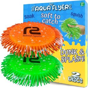 أقراص الطيران المائية للأطفال: قرص رياضي ناعم مكون من قطعتين - يمتص الهدف عند التأثير - أفضل ألعاب حمام السباحة وألعاب المياه على الشاطئ - ألعاب ممتعة في الهواء الطلق - هدايا عيد ميلاد للأولاد والبنات من جميع الأعمار in Kuwait