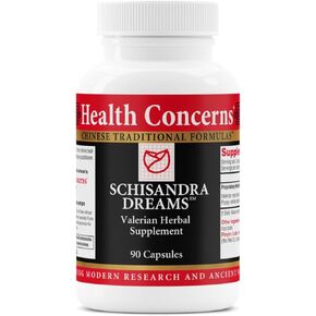 Health Concerns Schisandra Dreams – Sleep Support & Calm Aid Supplement – Valerian & Schisandra Herbal Blend – Restful Sleep, Relaxation, Palpitations, Nighttime Cough – 90 Capsules in Saudi Arabia