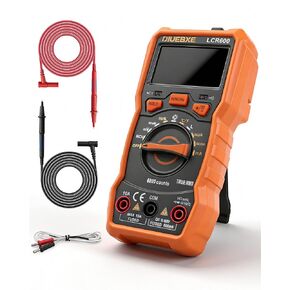 جهاز قياس رقمي متعدد LCR600 LCR، 6000 عدد اختبار مقاومة السعة RMS الحقيقية مع كاشف الجهد NCV، درجة حرارة التردد تيار متردد/تيار مستمر in Kuwait