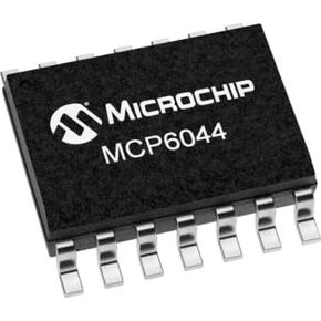 Microchip Technology, MCP6044T-E/SL, Quad Op Amp - 14kHz GBP - 600nA - Rail to Rail I/O - 1.4 to 6.0 VDC - -40°C to 125°C - 14-Lead SOIC - Tape&Reel (10 Item/s) in Saudi Arabia