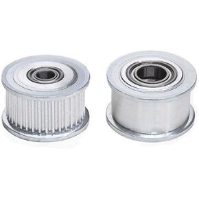 GT2 36T Idler Timing Pulley with Bearing 5mm Bore 2mm Pitch Tension Pulley For 10mm Width Belt for 3D Printer (with teeth; teeth width: 11mm, bore: 5mm) in Kuwait