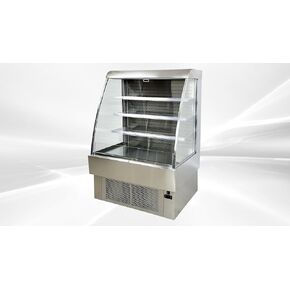 Commercial Open Air Slope Merchandiser, ETL Grab Go Display Refrigerator, Fridge Cooler, 40" W 13.4 cu.ft. in Kuwait