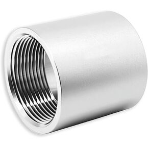 3/4 "NPT اقتران كامل ملولب من الألومنيوم 6061-T جدول 40 تركيب الأنابيب، تركيب محول موصل مقرنة الأنابيب الأنثوية، معيار ANSI/ASME B1.20.1، لتطبيقات الهواء والماء والغاز والنفط in Kuwait