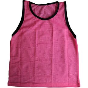 BlueDot Trading Scrimmage سترات تدريب لكرة القدم مجموعة من 6 صدريات للشباب (وردي) in Kuwait