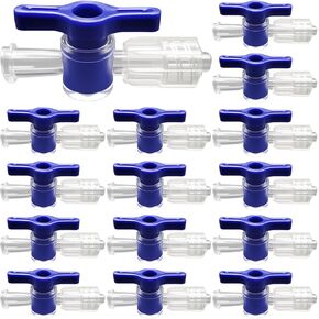 تطبيقات نقل السوائل والطباعة، قفل غطاء بمقبض أزرق، طباعة للمفاتيح البلاستيكية، قطع 15 محبس Luers في اتجاهين، موصلات قفل Luer in Kuwait