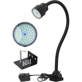Youtemei Lathe Led Work Light مقاوم للماء مصباح معقوفة ميكانيكي أضواء العمل الخفيفة 1200 لومن مناسبة لجميع أنواع أدوات الآلة، مثل CNC، واللكم، والمخرطة، وآلة الحفر in Kuwait