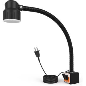 أدى ضوء العمل المغناطيسي 300mm مرنة معقوفة مصباح 500 لومينز 120 فولت لآلة الخياطة مخرطة طحن الحفر الصحافة الإضاءة الصناعية in Kuwait