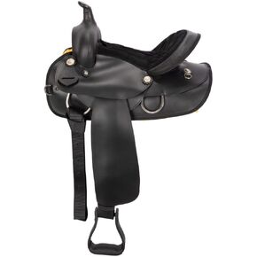 Schneiders Lightweight Round Skirt Synthetic Western Trail Saddle | Waterproof Horse Saddle for Trail Riding &Training in Kuwait