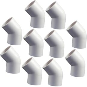 10 قطعة طريقة تركيب الكوع PVC DIY هيكل رف الحديقة تصميم سطح أملس لهياكل الدعم القوية in Kuwait