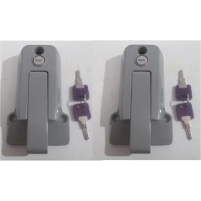 2 Pack BL-65610-330-3000 KA - Locking Cargo Trailer Door Latch Vise Lock Cam Bar Auto Latching in Kuwait