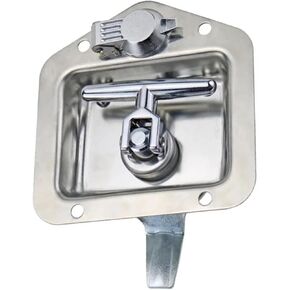 قفل لوحة من الفولاذ المقاوم للصدأ على شكل حرف T، باب صندوق أدوات حاوية السفن الكهربائية الصناعية (Macropore-ZDC) in Kuwait