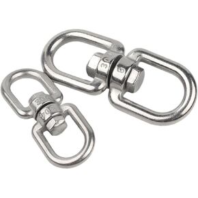 1Pcs Eye Connectors 8 Ring Hook 304 Stainless Steel M4 M5 M6 M8 M10 M12 M16 M20 Marine Anchor Swivel Universal Carabiner Clasp(M16-(1Pcs)) in Kuwait
