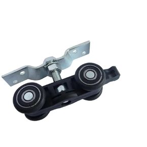Solid Wood Sliding Door 4-Wheels Pulley Track Roller Pulley with Buffer Pulley(Beige) in Saudi Arabia