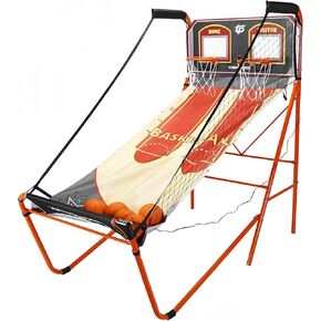 Generic Foldable Indoor Basketball Arcade Game LED Electronic Scoring Indoor Double Electronic Basketball Machine with Steel Frame for 2 Players Home Play Adults in Saudi Arabia
