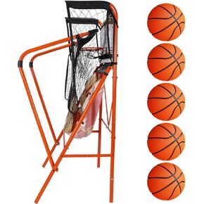 لعبة كرة السلة أركيد مع إطار فولاذي داخلي لكرة السلة مع كرات مقاس 5 مقاس 7 بوصة للاعبين البالغين الذين يلعبون في المنزل in Kuwait