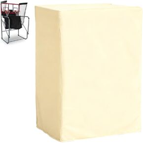 Arcade Basketball Game Cover Waterproof Home Dual Shot Electronic Basketball Arcade Hoop Game Covers for Indoor Outdoor 51x25x80.5in Beige in Kuwait