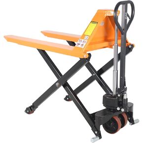 رافعة البليت اليدوية من APOLLOLIFT، شاحنات البليت المقصية، سعة رفع البليت 2200 رطل، 45 بوصة طول × 27 عرض، شوكة 3.3 بوصة ارتفاع مرفوع 31.5 بوصة، مناسبة للمنصات السفلية المفتوحة in Kuwait