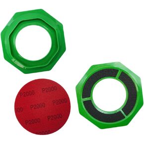 Universal Sanding Pad Holder, Surface Ball Stand, Ball Base, Holder Accessory Made of PP for Maintenance, Green in Kuwait