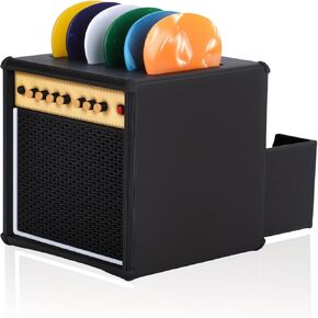 Guitar Pick Holder Box 3D Printed Guitar Pick Case Amp Speaker Styled Guitars Picks Display Case Guitars Accessories Gift for Music Enthusiasts& Musicians&Players& Guitarists in Saudi Arabia