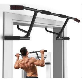 OneTwoFit Wall Mounted Pull Up Bar with More Stable 6-hole design for Indoor and Outdoor Use, Maximum weight 440 Lbs OT103 in Kuwait