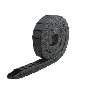 Cable Chain 7 * 7 10 * 10 15 * 20 15 * 30mm 18 * 50mm 1M Non-Opening Semi-Enclosed Plastic Drag Chain Drive Drag Chain Machine(18x50 mm) in Kuwait