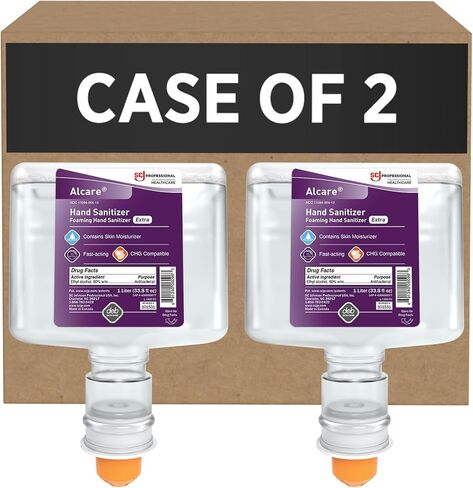 SC Johnson Professional Alcare Extra Foaming Hand Sanitizer 2-Pack 1L Touch-Free Cartridge Refill Pack in Kuwait