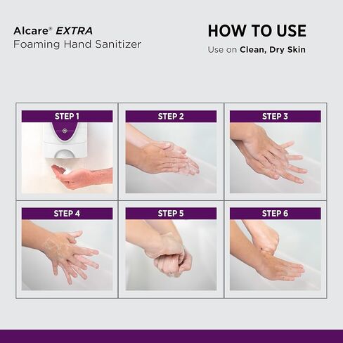 SC Johnson Professional Alcare Extra Foaming Hand Sanitizer 2-Pack 1L Touch-Free Cartridge Refill Pack in Kuwait