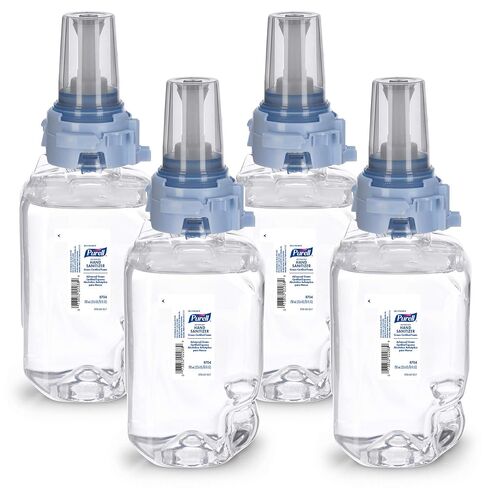PURELL Advanced Green Certified Instant Hand Sanitizer Foam, Fragrance Free, 700 mL Foam Hand Sanitizer Refill for PURELL ADX-7 Push-Style Dispenser (Pack of 4) - 8704-04 in Saudi Arabia