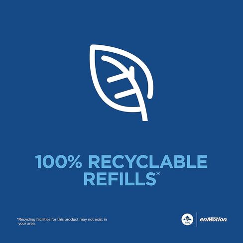 عبوات موزع معقم اليدين الرغوي المرطب من Georgia-Pacific enMotion Gen2 من GP PRO، خالي من الكحول والعطور، زجاجتان في كل علبة، 42338 in Kuwait