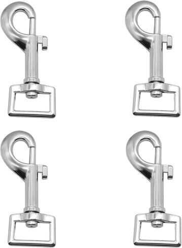 4 Pack Swivel Bolt Snap Hooks Dog Leash Hooks Dog Clips Trigger Snaps for Heavy Duty Pet Leashes & Collar, Flag Clasp, Single Ended Clip, Key Chain Clasp, Pet Buckle, DIY Project in Kuwait