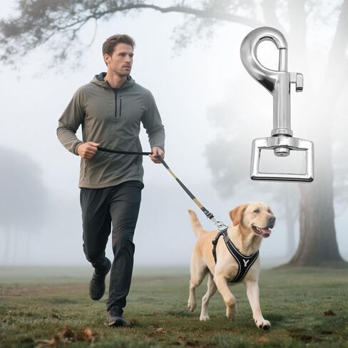 4 Pack Swivel Bolt Snap Hooks Dog Leash Hooks Dog Clips Trigger Snaps for Heavy Duty Pet Leashes & Collar, Flag Clasp, Single Ended Clip, Key Chain Clasp, Pet Buckle, DIY Project in Kuwait