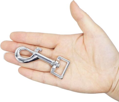 4 Pack Swivel Bolt Snap Hooks Dog Leash Hooks Dog Clips Trigger Snaps for Heavy Duty Pet Leashes & Collar, Flag Clasp, Single Ended Clip, Key Chain Clasp, Pet Buckle, DIY Project in Kuwait