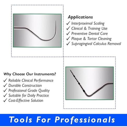 مسبار UNC 23/15 مقبض سيليكون وردي من الفولاذ المقاوم للصدأ لقياس اللثة للأسنان أداة تشخيصية احترافية لعيادات الأسنان واستخدام التدريب in Kuwait