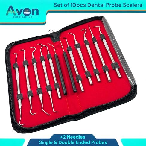 أعواد فموية ذات طرفين + طرف واحد - مع إبر مثيرة للاستعمال مرة واحدة - أدوات مخبرية تفصيلية (عبوة من 12 قطعة) in Kuwait