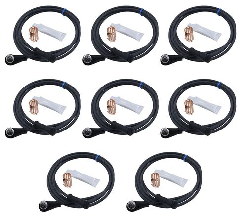 MyTee Products 4 PK Heavy Duty ABS SPEED Sensor Harness-ABS Sensor Extension يحل محل S449-713-018-0 ، Wabco 4497130180 ، Automann 577.A7130180 ، Mack 8235-S4497130180 ، Meritor 894590067272. in Saudi Arabia